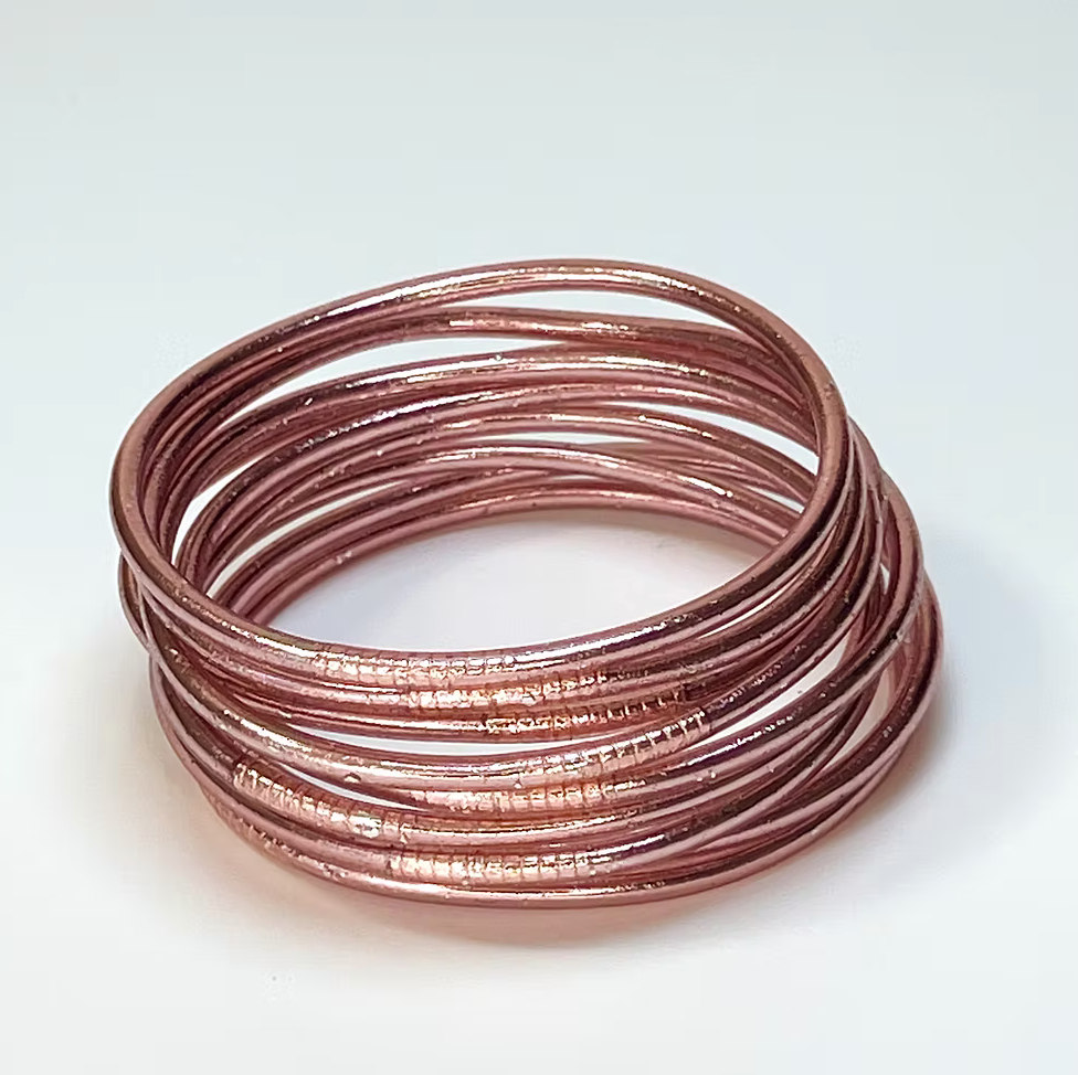 Jonc fin- Pink Gold