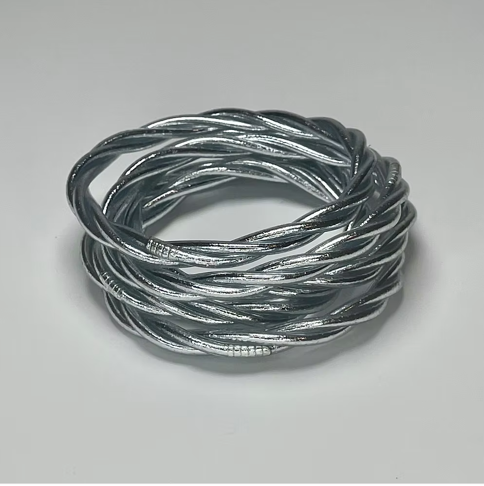 Jonc torsadé- Silver