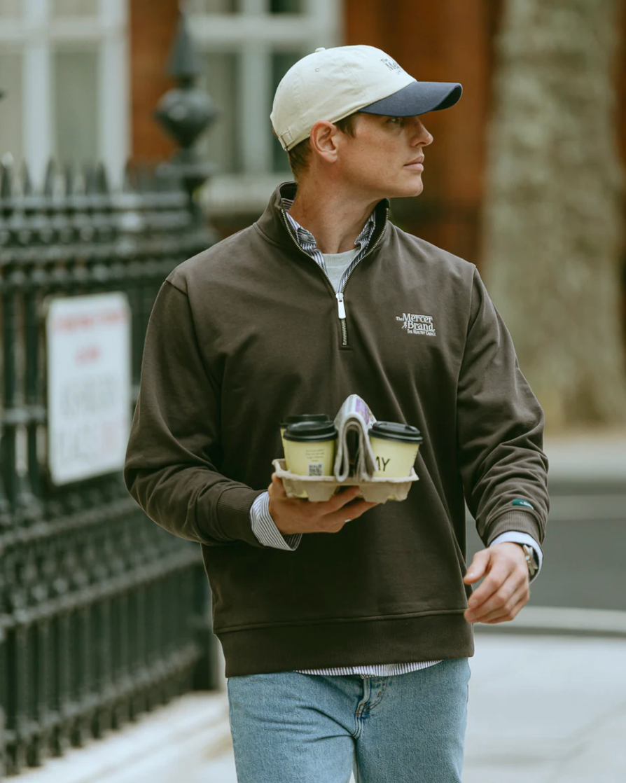 Sweat zippé mixte MERCER (2 couleurs)
