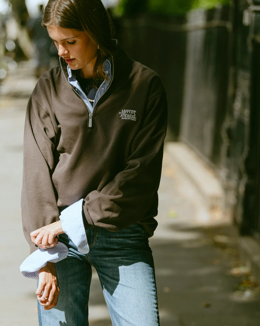 Sweat zippé mixte MERCER (2 couleurs)
