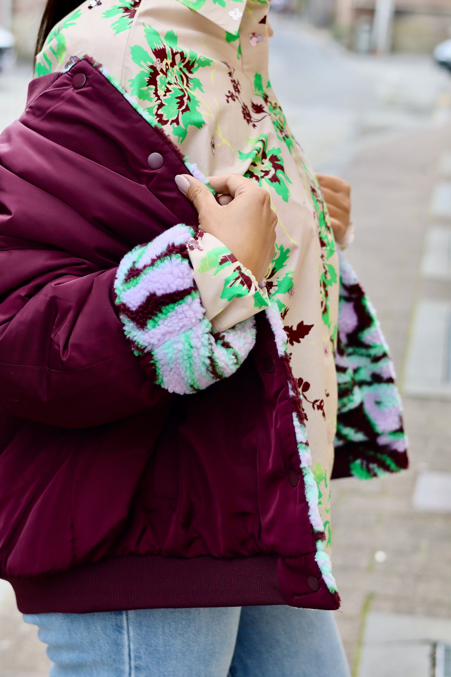 Veste réversible Cremas