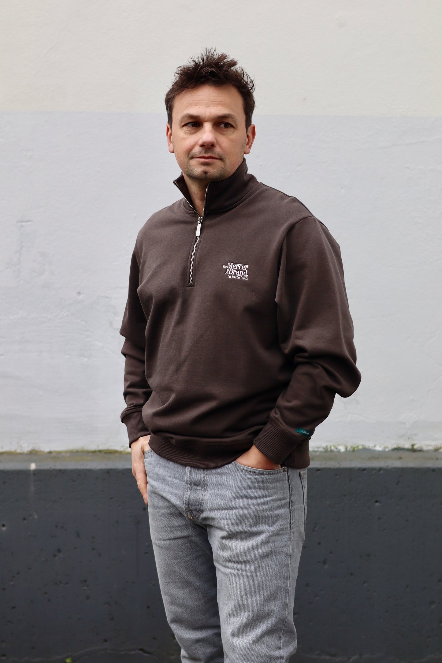 Sweat zippé mixte MERCER (2 couleurs)