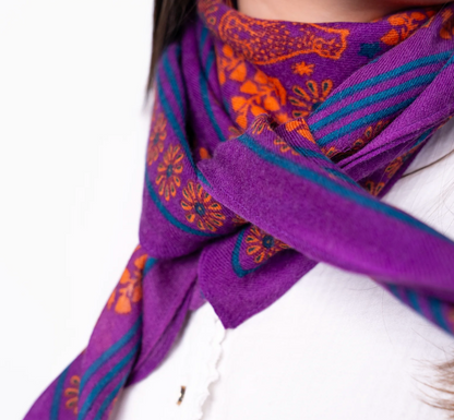 Foulard Constance (deux coloris 💜💙)