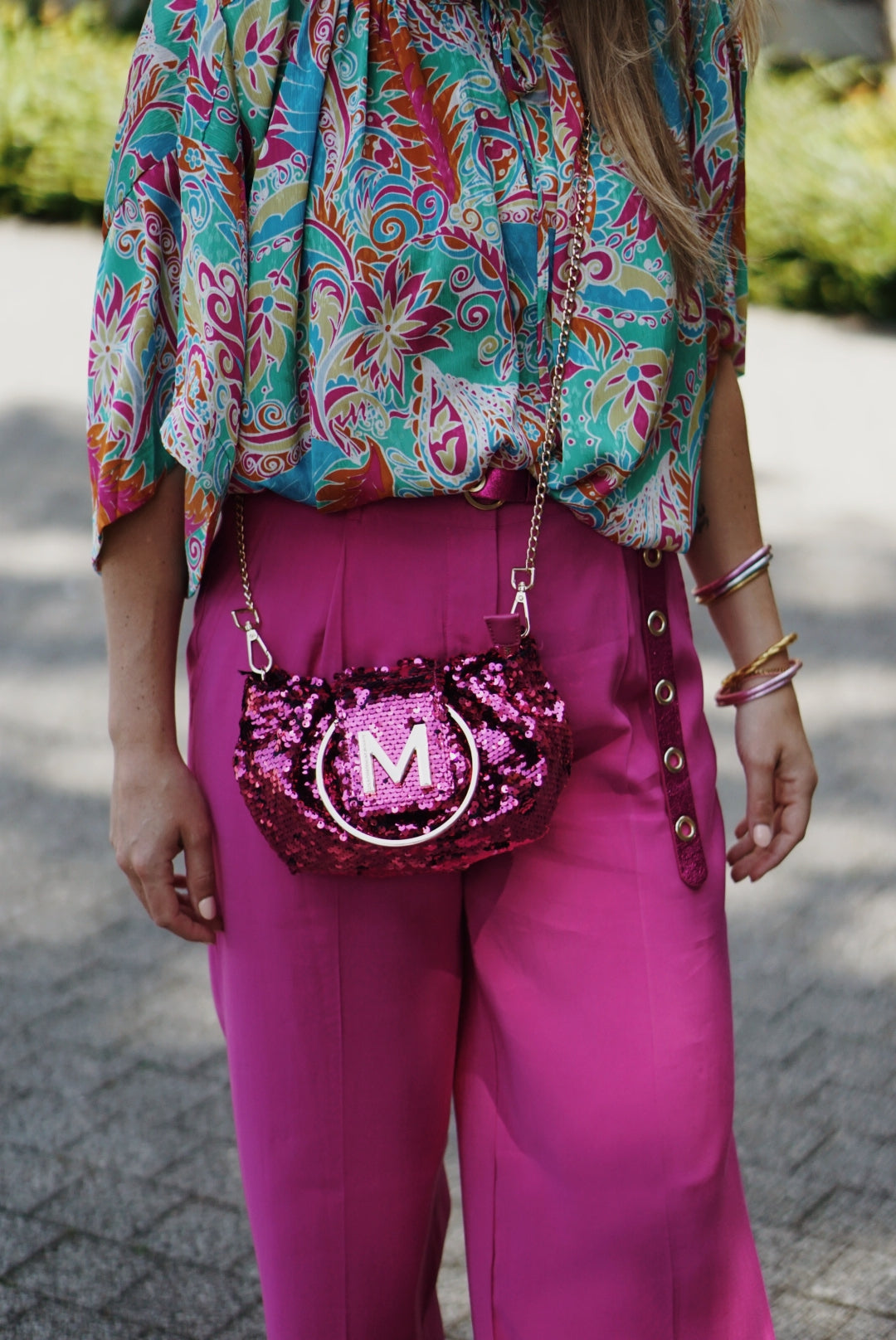 Sac Sequins Pink