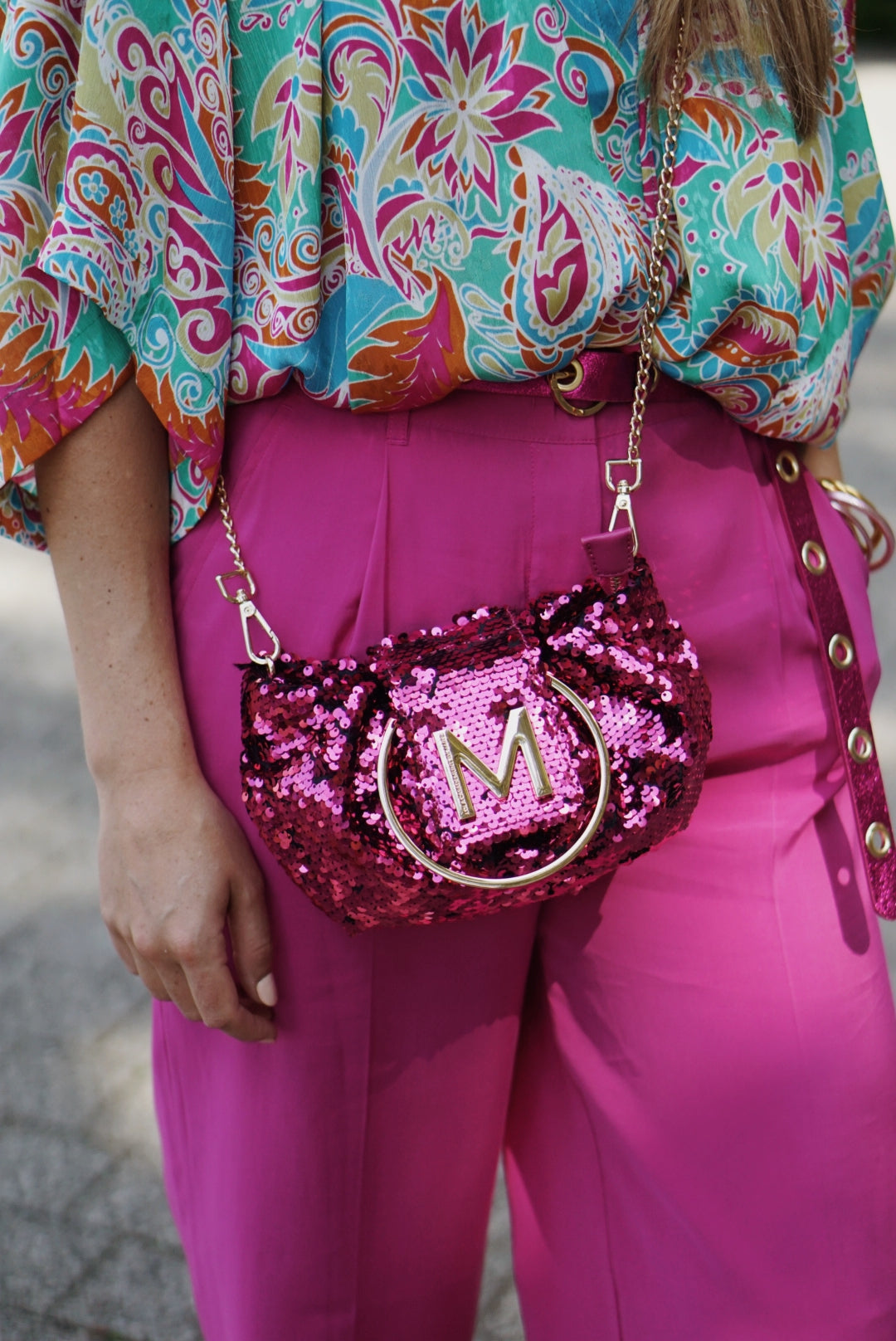 Sac Sequins Pink