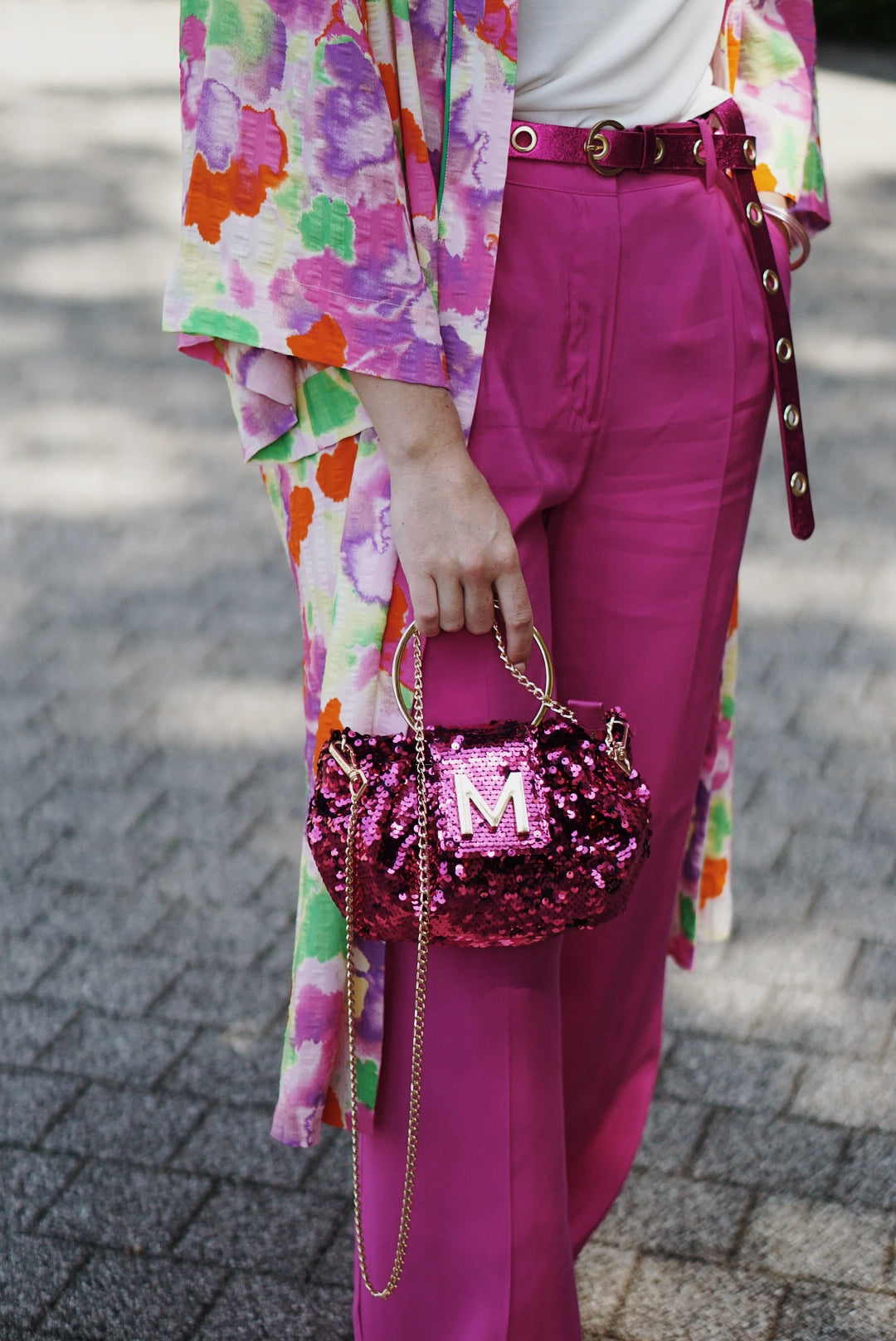 Sac Sequins Pink