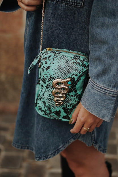 Pochette Turquoise