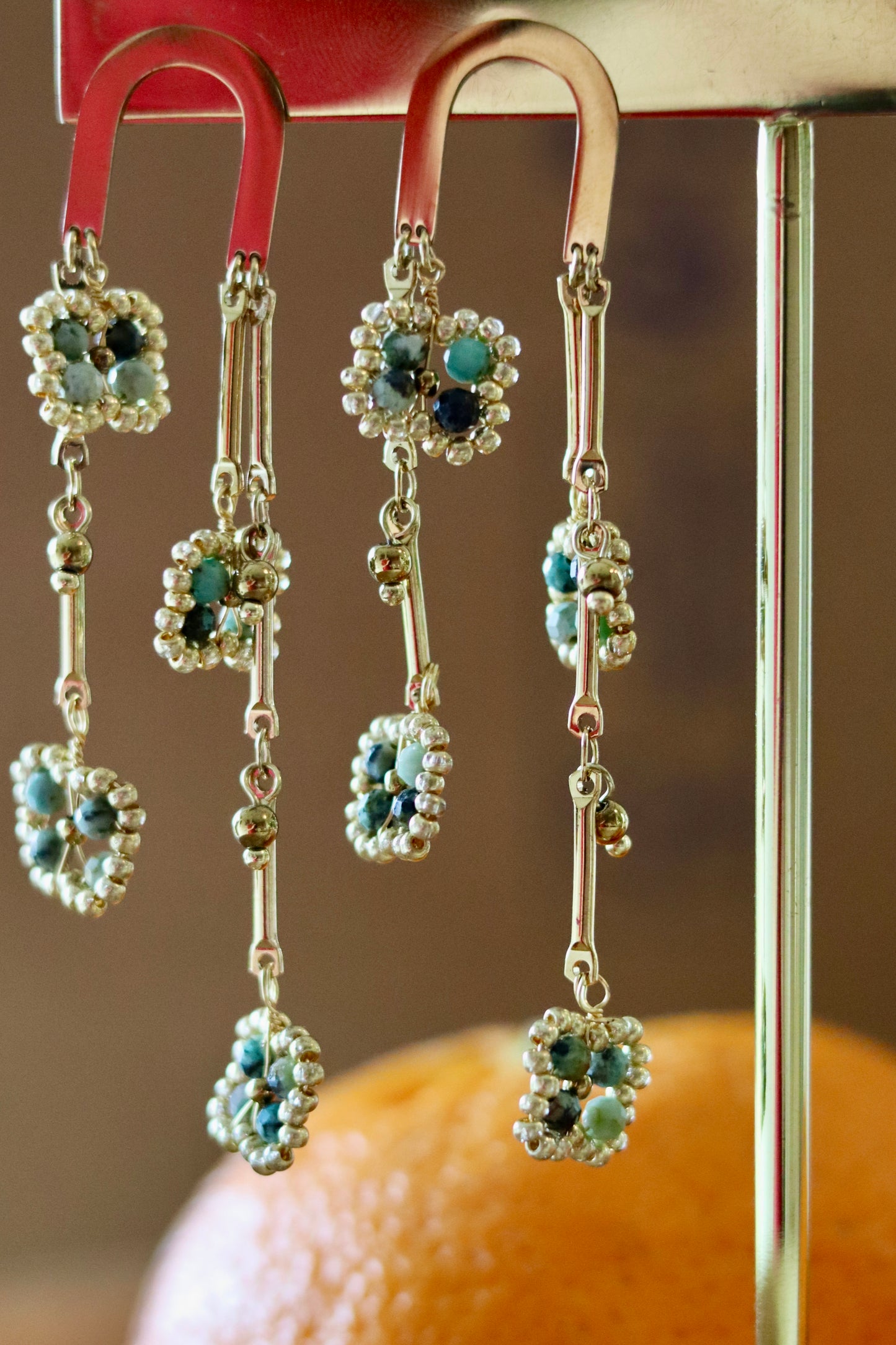 Boucles d'oreilles Jade