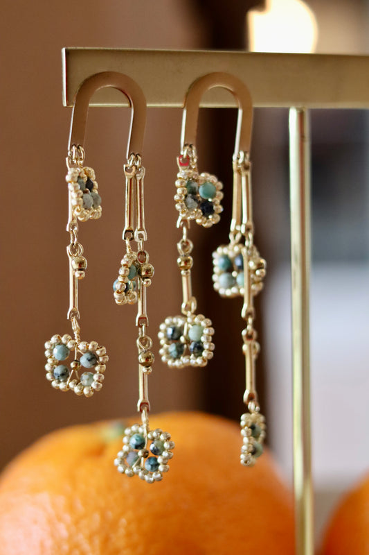 Boucles d'oreilles Jade