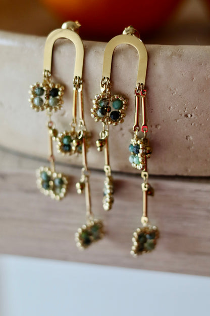Boucles d'oreilles Jade