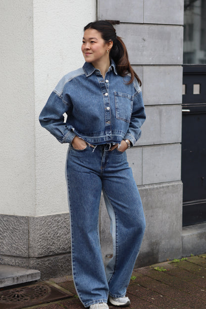 Jeans bicolore Alix