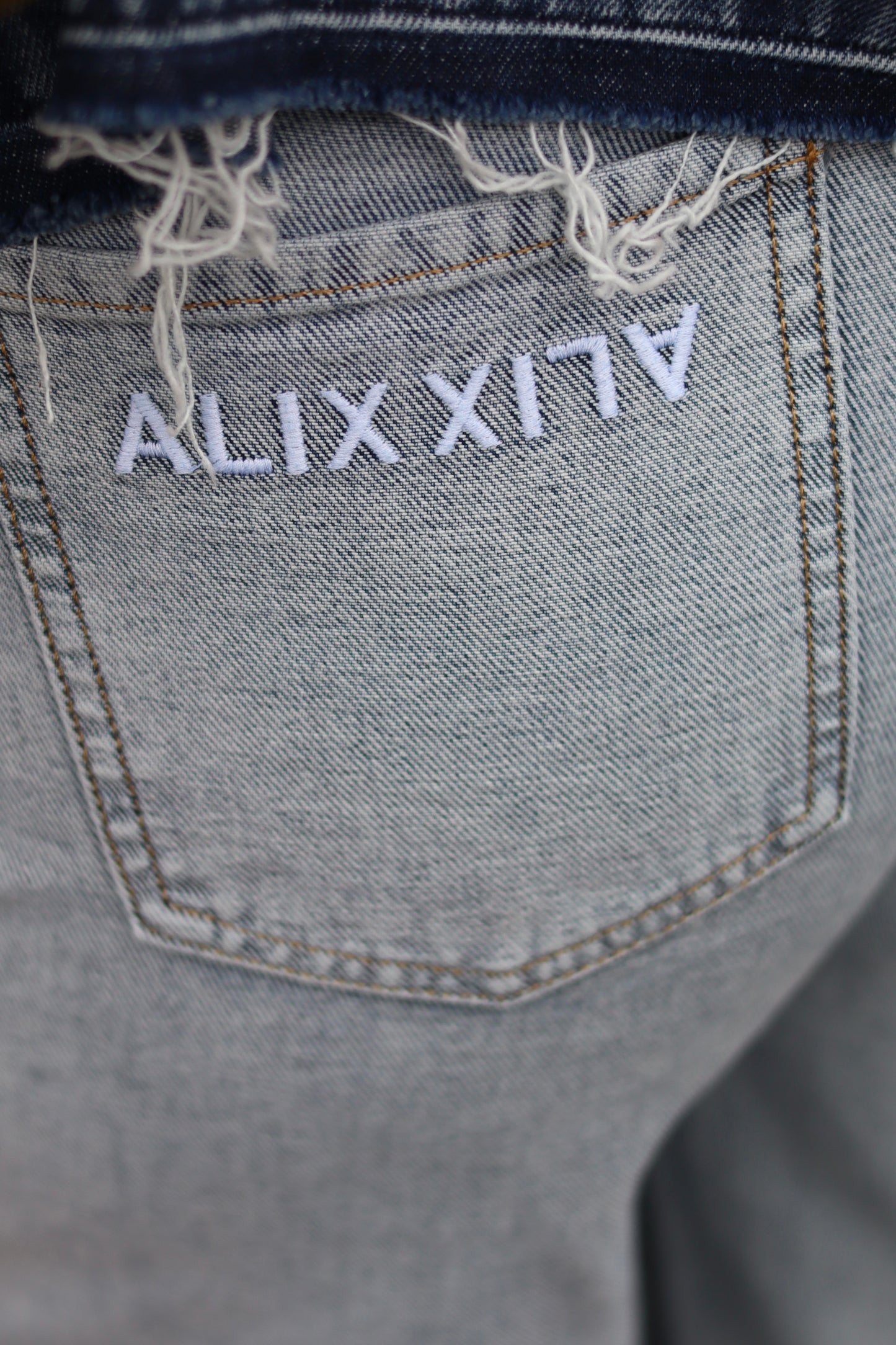 Jeans bicolore Alix