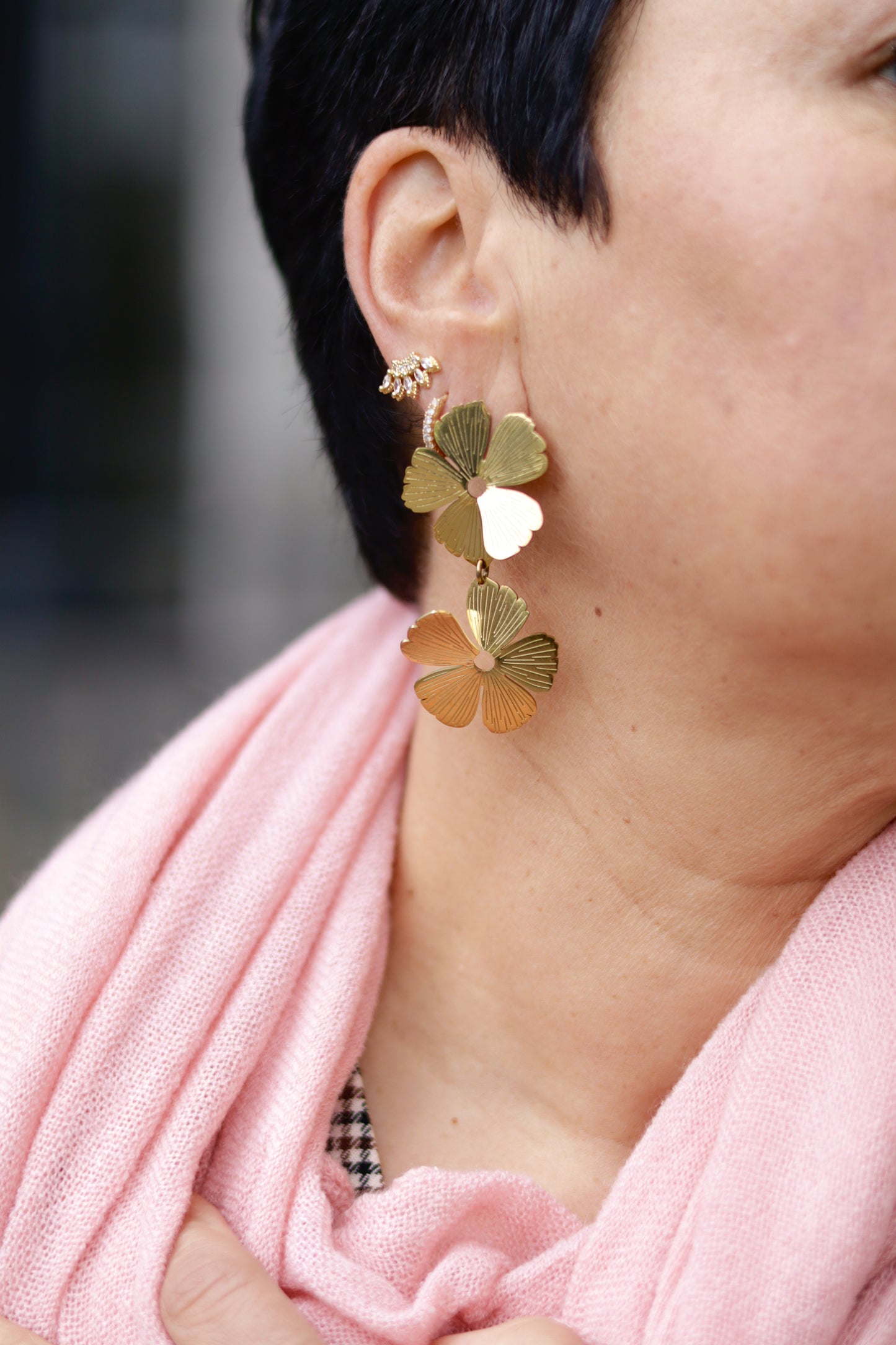 Boucles d'oreilles Flora